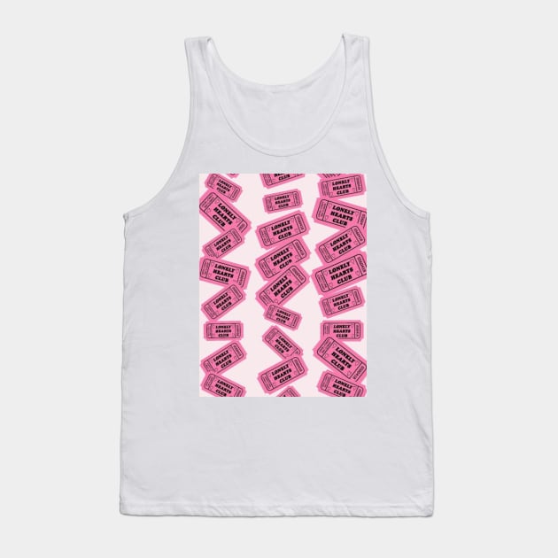 lonely hearts club ticket Tank Top by DonnieDiamandis